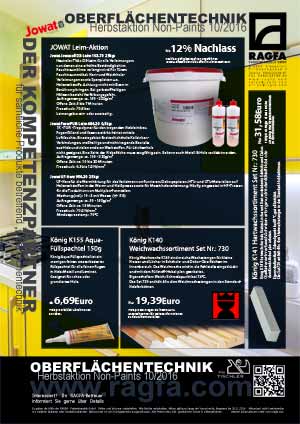 Flyer RAGFA Herbstaktion Möbelbau NonPaints Seite11 10 2016