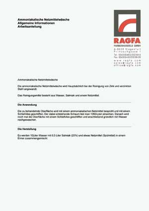 RAGFA Netzmittelwaesche